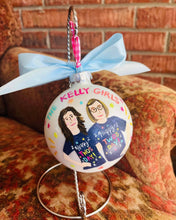Load image into Gallery viewer, Large Glass Ornament W/ Ornament Stand