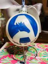 Load image into Gallery viewer, Large Glass Ornament W/ Ornament Stand