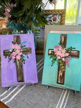 Load image into Gallery viewer, Mini Floral Cross